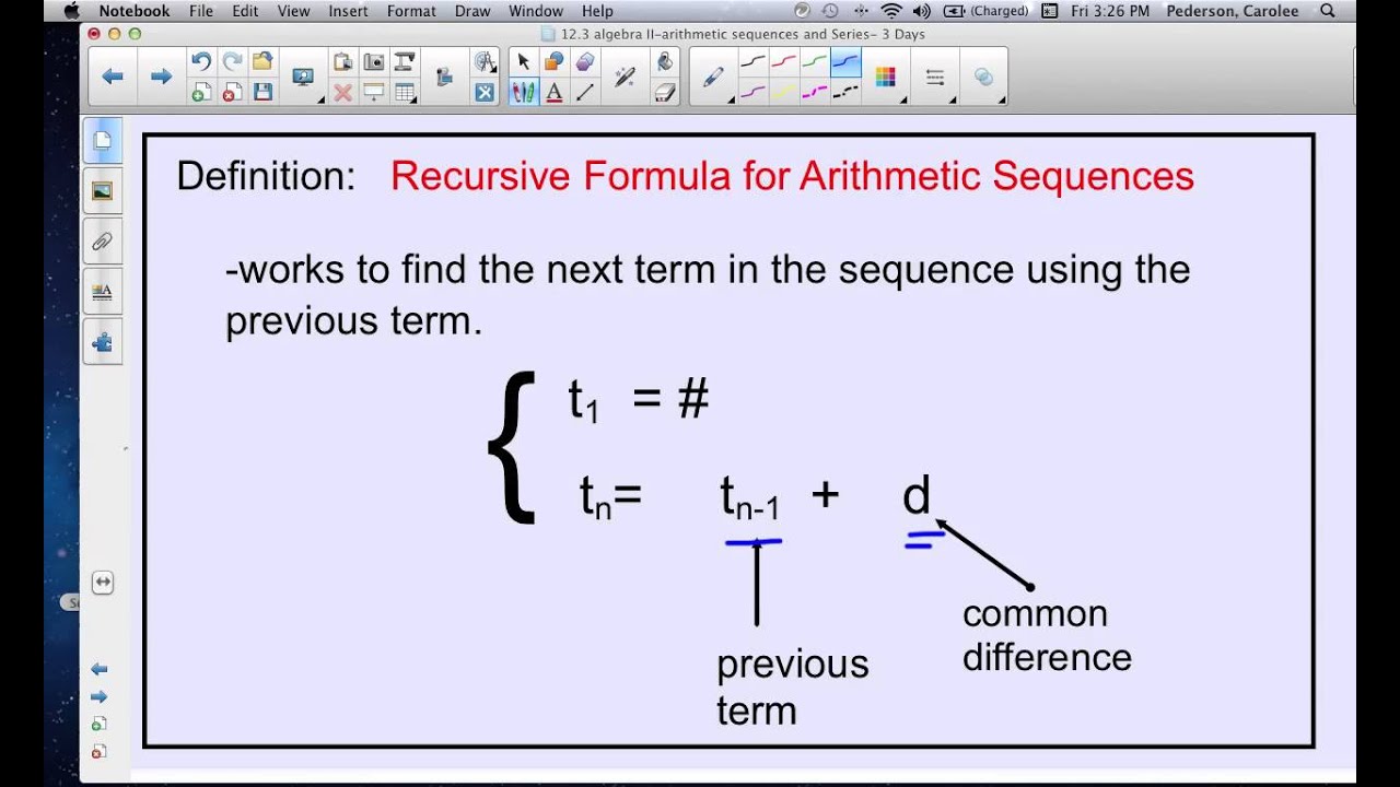 arithmetic sequence formula calculator
